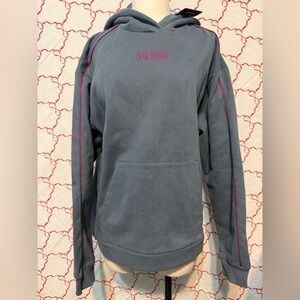 PUMA Women’s Fleece Hoodie Large Blue Gray Skies NWT